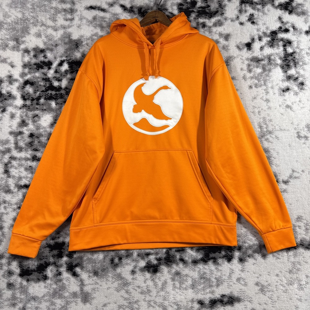 Gander Mountain‎ Hoodie Mens Size Large Orange Long Sleeve Hunting Casual